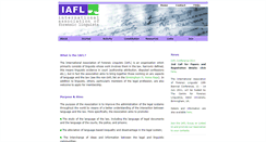 Desktop Screenshot of iafl.bham.ac.uk