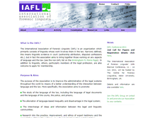 Tablet Screenshot of iafl.bham.ac.uk