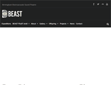Tablet Screenshot of beast.bham.ac.uk