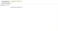 Desktop Screenshot of chemweb.bham.ac.uk