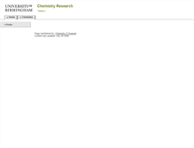 Tablet Screenshot of chemweb.bham.ac.uk