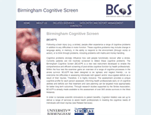 Tablet Screenshot of bcos.bham.ac.uk